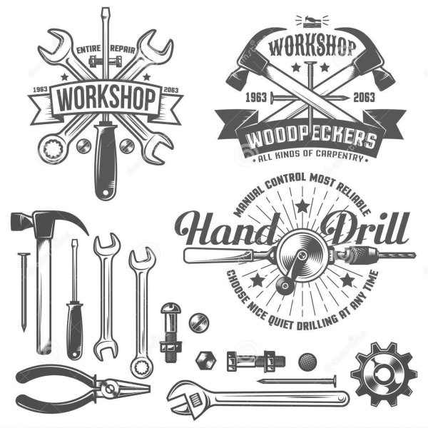 Логотип мастерской инструментов