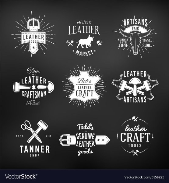 Эмблемы кожевенных мастерских