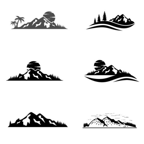 Путешествия в горы логотип