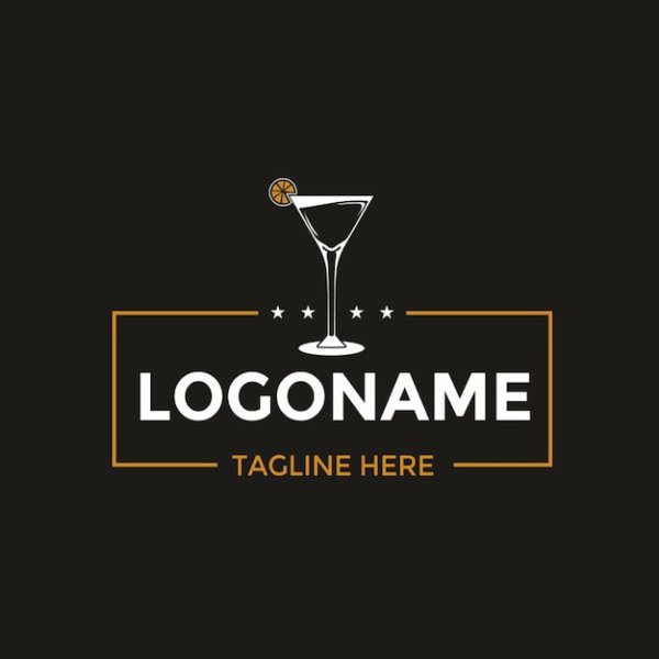 Логотип коктейльного бара