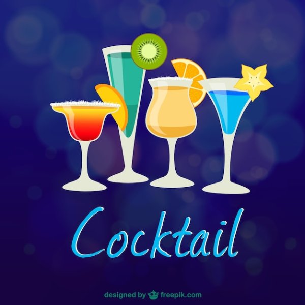 Коктейль бар логотип