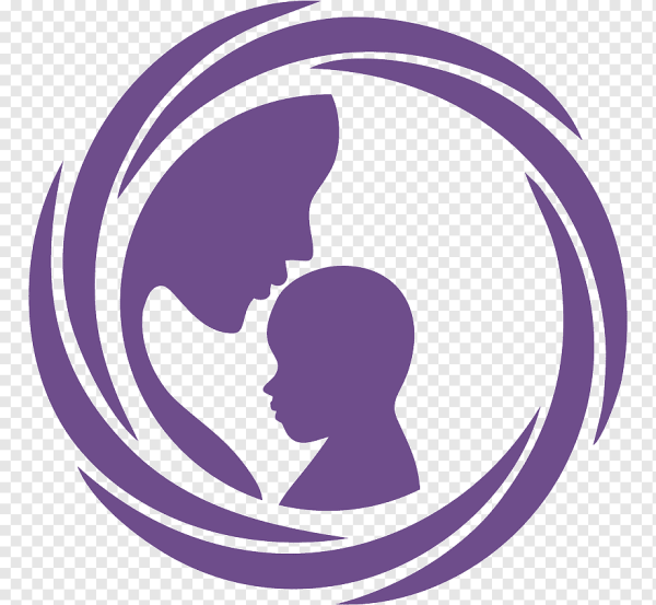 Силуэт матери и ребенка