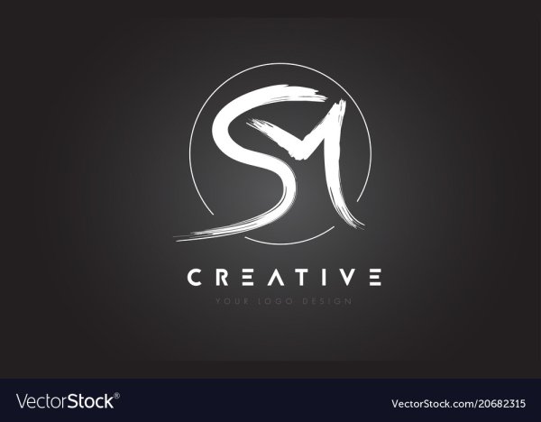 Логотип с буквами SM