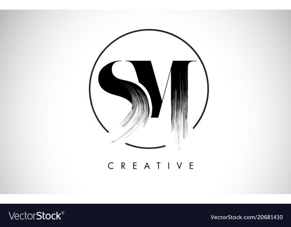 Логотип с буквами SM