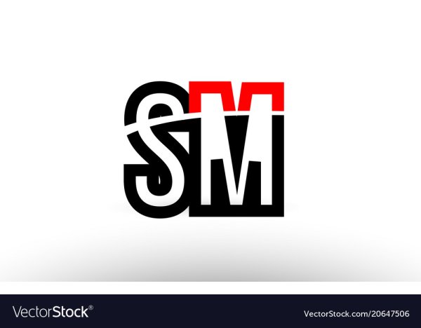 Логотип с сочетанием букв SM