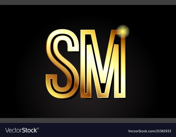 Логотип из двух букв м m