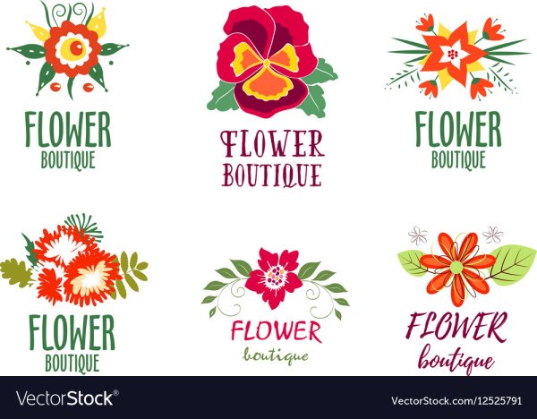 Цветочный логотип