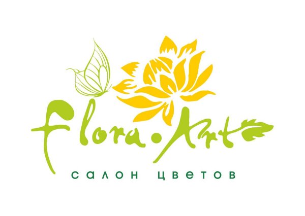 Логотип для магазина цветов Flower shop