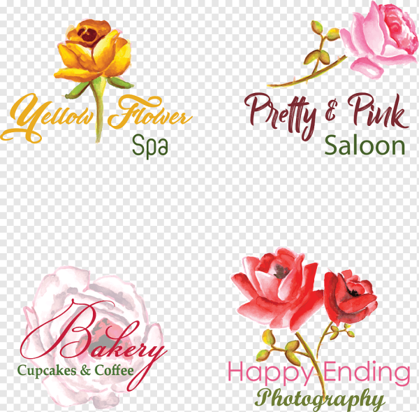 Этикетка для цветочного магазина