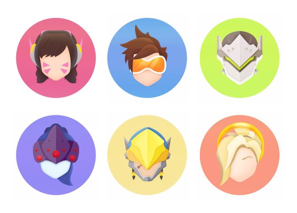 Овервотч лица героев