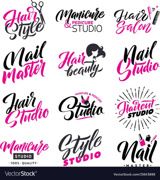 Красивый логотип мастера маникюра