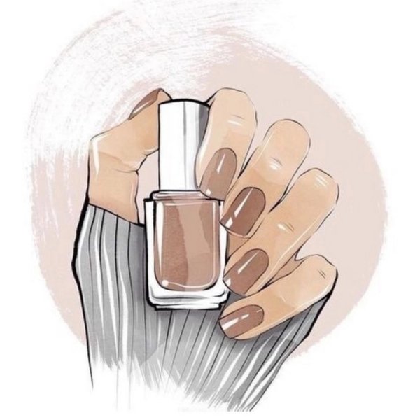 Маникюр иллюстрация