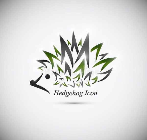 Еж логотип Минимализм