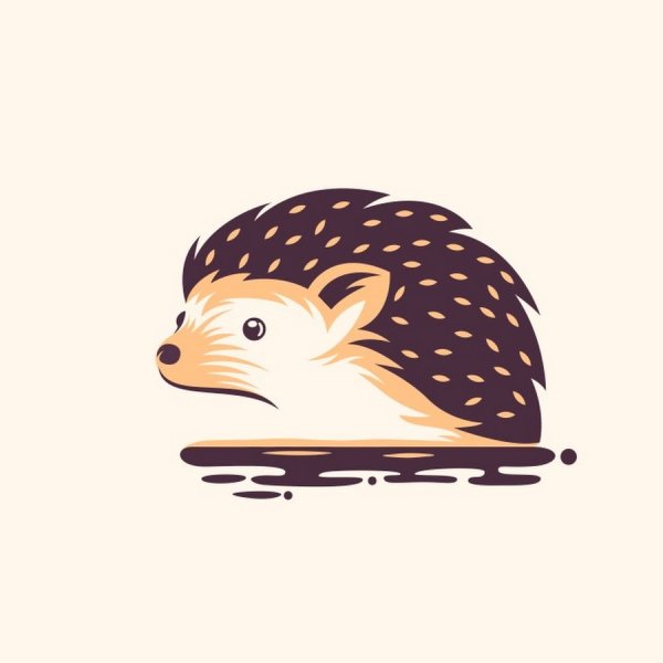 Ежик векторный