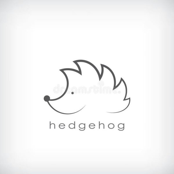 Ежик логотип