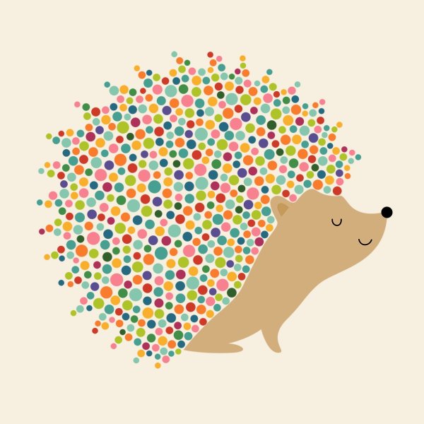 Стилизованный Ежик