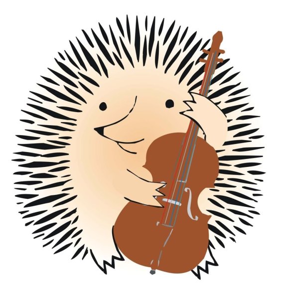 Ежик мультяшный