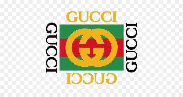 Логотип гуччи на прозрачном фоне
