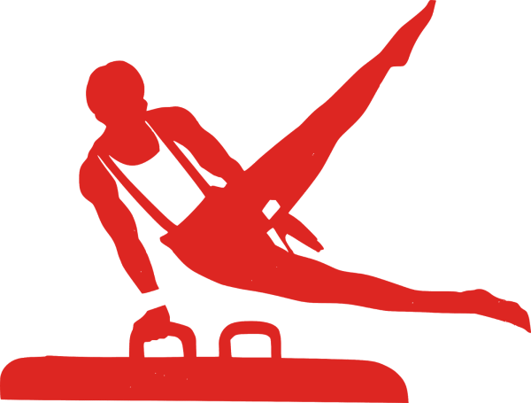 Силуэт гимнастки