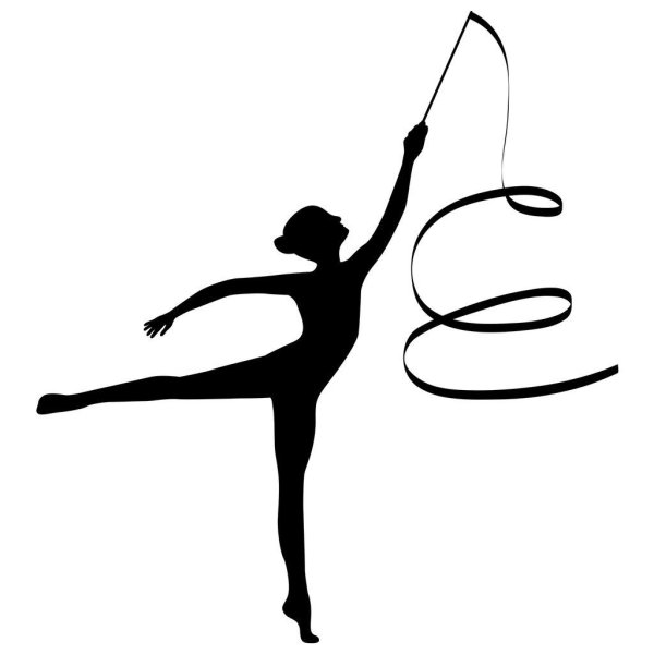 Акробатика силуэт