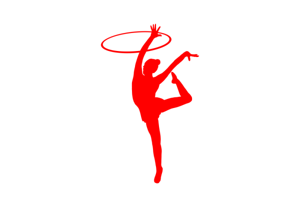Спортивная гимнастика силуэт