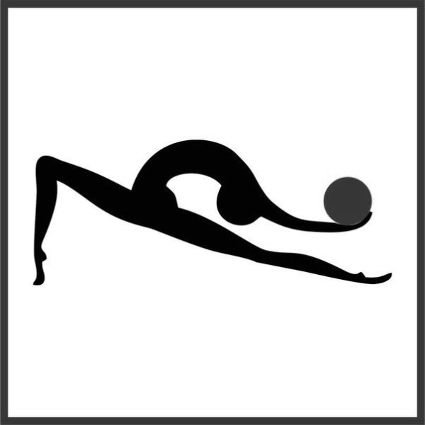 Гимнаст силуэт