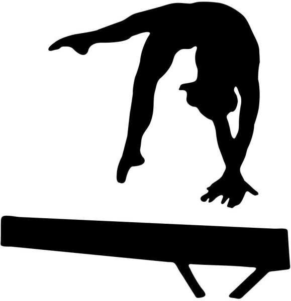 Акробатика силуэт