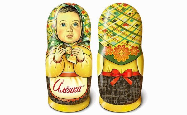 Шоколад красный октябрь Аленка 15г