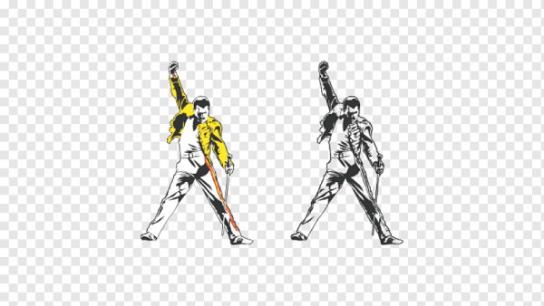 Фредди Меркьюри силуэт