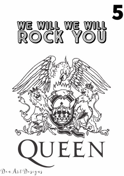 Queen логотип группы тату