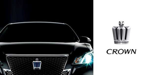 Тойота с эмблемой короны спереди