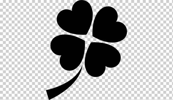 Черный Клевер четырехлистный
