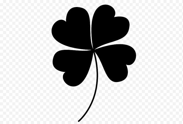 Пятилистный Клевер вектор