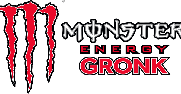 Наклейка Монстер Энерджи красная