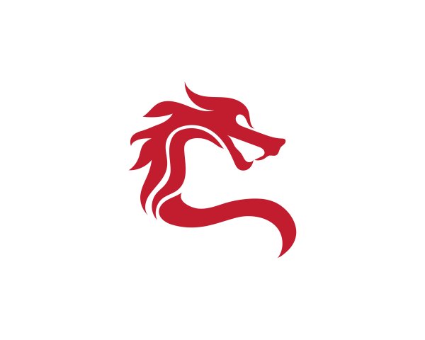 Yigong логотип с драконом