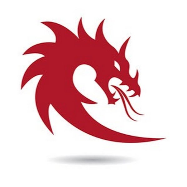 Раненый дракон логотип