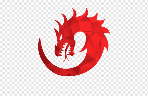 Красный дракон логотип
