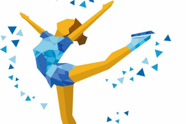 Фигуристка вектор