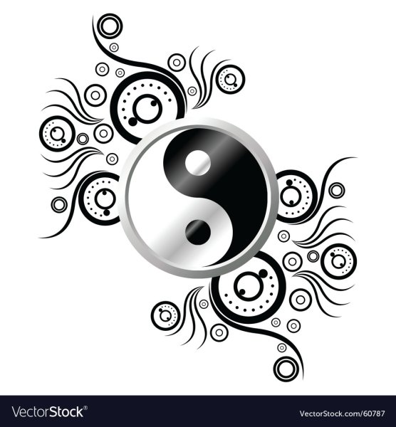 Инь Янь абстракция