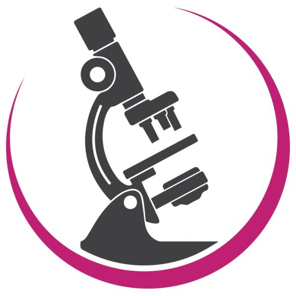 Лаборатория микроскоп лого