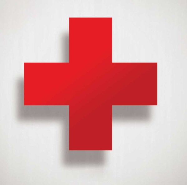 Логотип медицинского центра красные