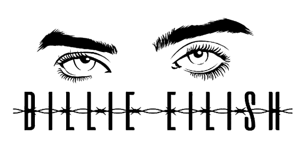 Глаза Билли Айлиш рисунок