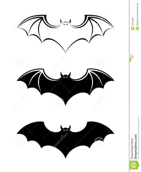 Графическое изображение летучей мыши