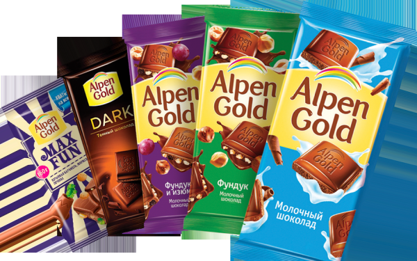 Альпен Гольд шоколад молочный 85 гр