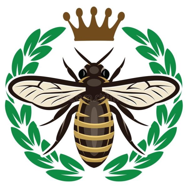 Пчела с короной