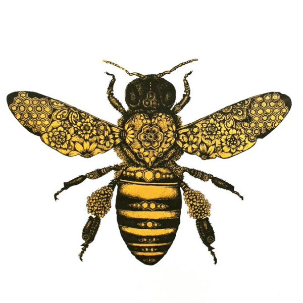 Пчела стилизация