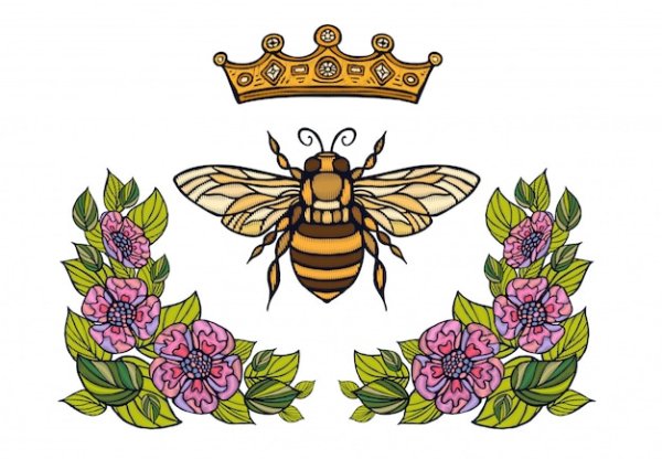 Геральдическая пчела