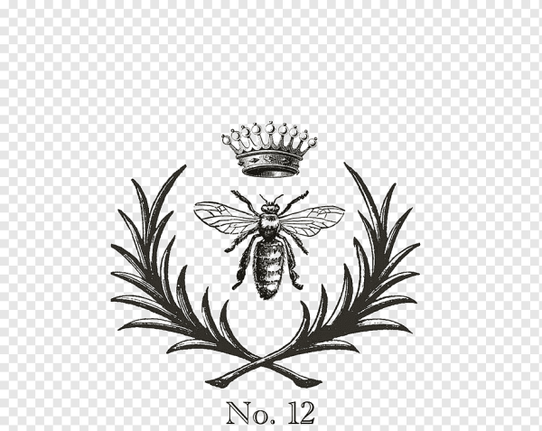 Лого пчела с короной