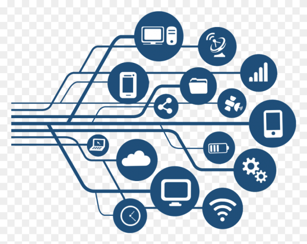 Информационные технологии на белом фоне