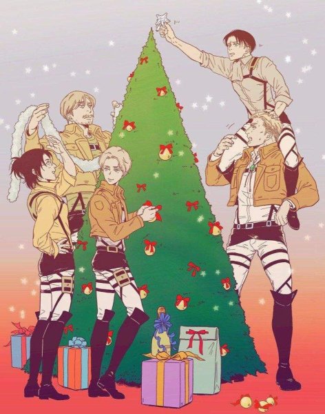 Новогодний Леви Аккерман